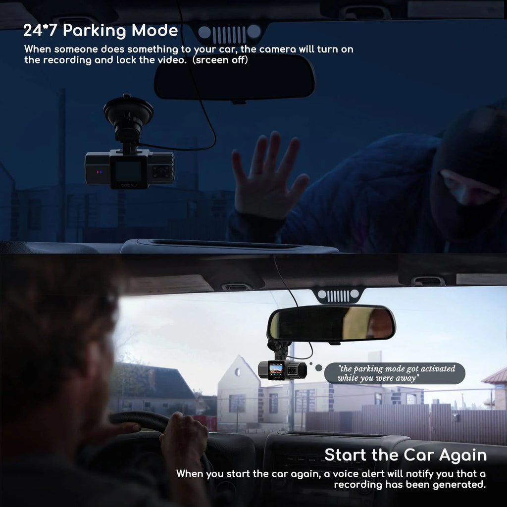 2.5K Dash Cam with Night Vision K108