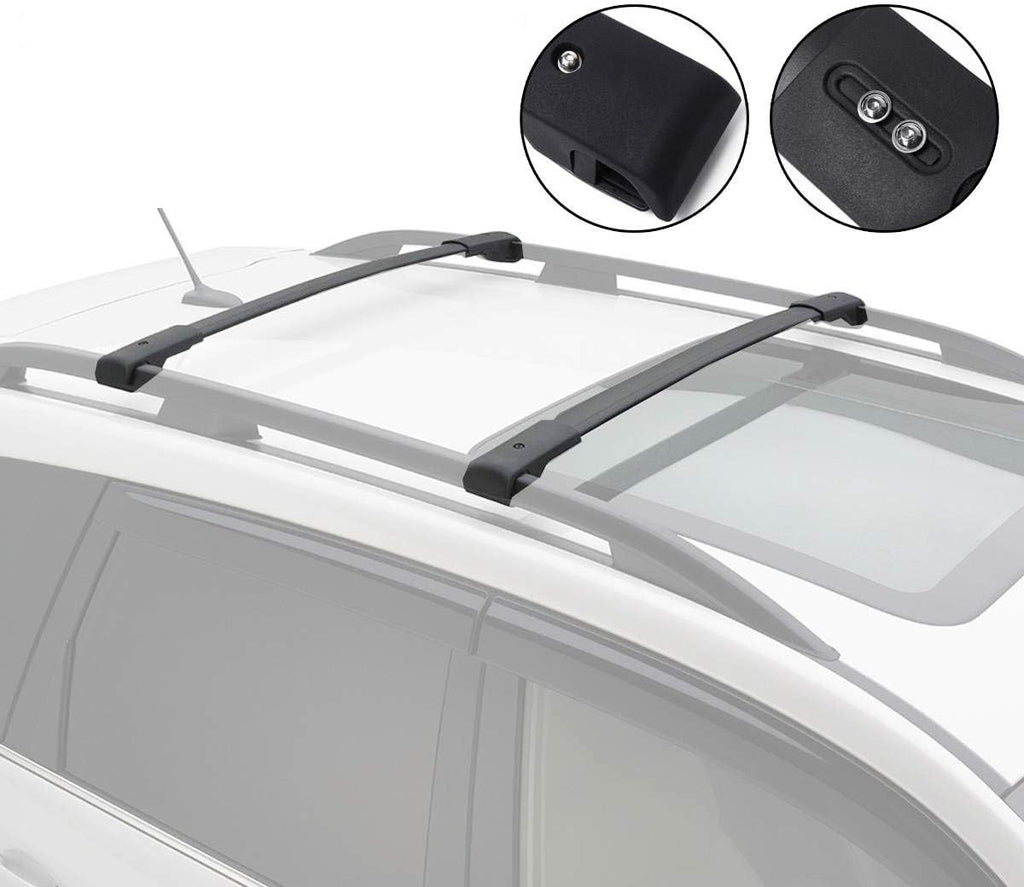 Roof Rack Side Rails Cross Bars Pack of 2 G9718