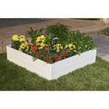 Vinyl Raised Garden Bed White M413