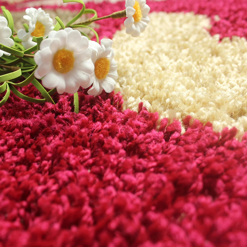 Purple Elite Flower Non Slip Absorbent Door Mat T591672