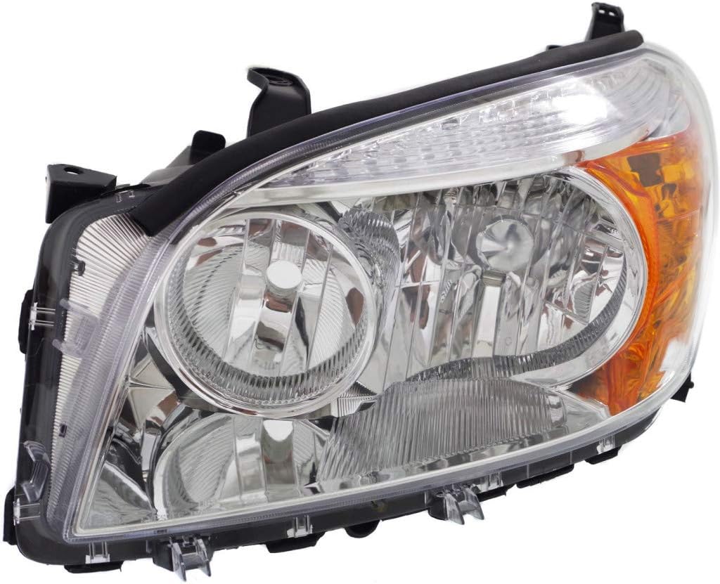 Chrome Bezel Headlight Assembly Passenger Side H88059