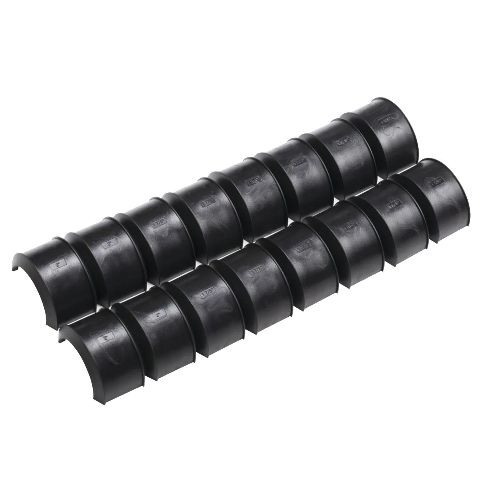 2 Pairs 6.5" Charcoal Marine LED Speakers R4434