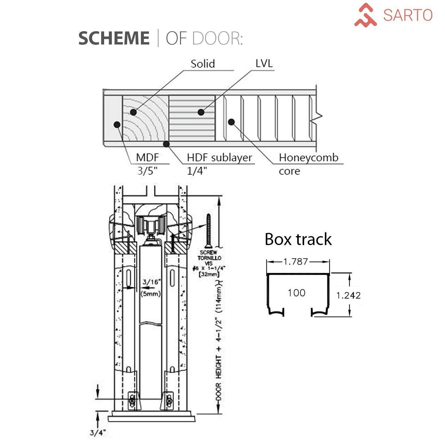 Grey 30 x 80 Solid Core Door with Frame F628