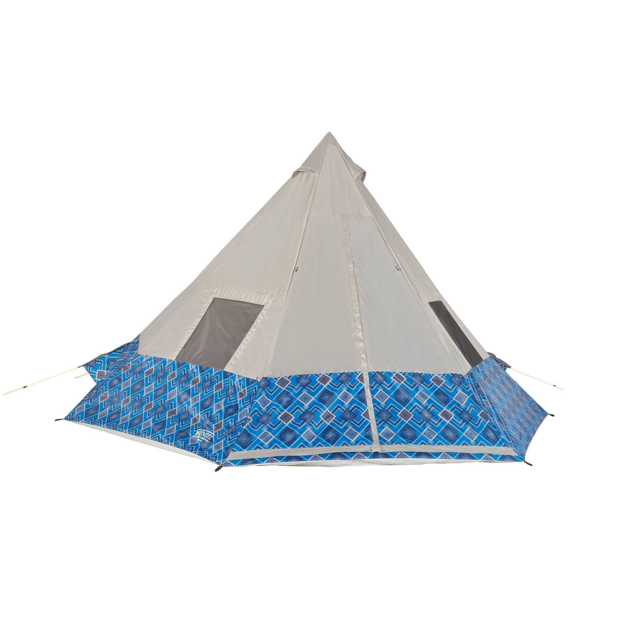 8 Person Teepee Tent, Blue T958