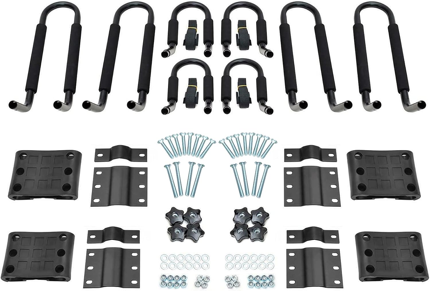 2 Pairs Kayak Roof Rack for Car SUV Truck Crossbars V830