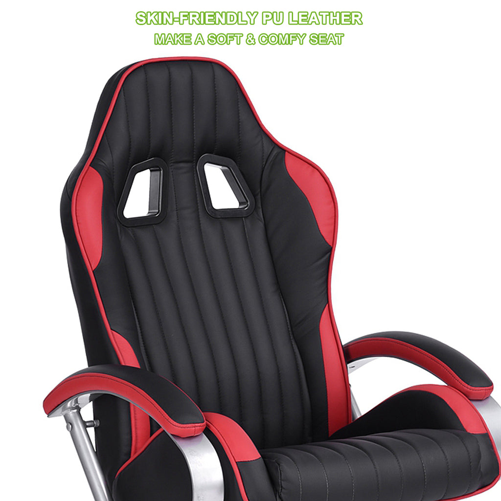 Faux Leather Recliner, Black P168