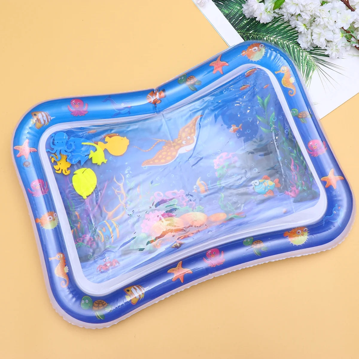 Inflatable Crawling Cushion Water Play Mat (Blue) C488232