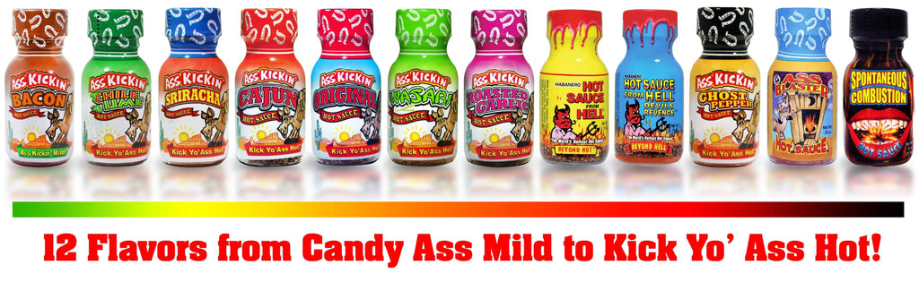 Hot Sauce Variety Pack - 12 - 0.75 Ounce Bottles T85836