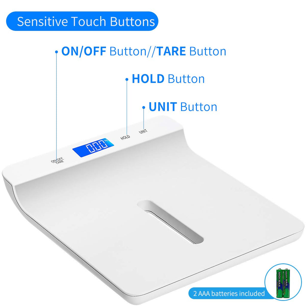 Digital Infant Scale with Measure Babies Weight and Height Tray, Pack of 2 U8884