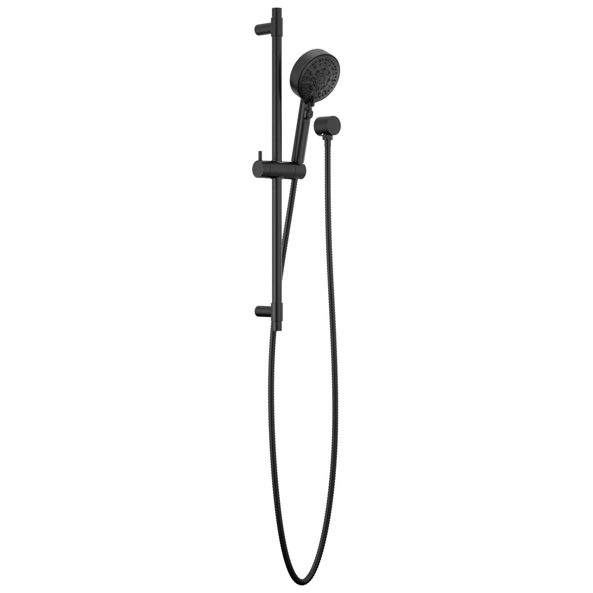 Matte Black Slide Bar with Hand Shower N9901