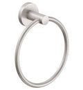 Antique Nickle Flat Towel Ring D183