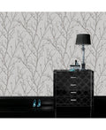 Silver Wallpaper Z42436