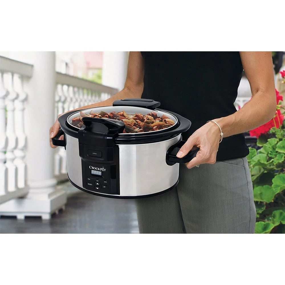 6 Qt Stainless Steel Slow Cooker A7062