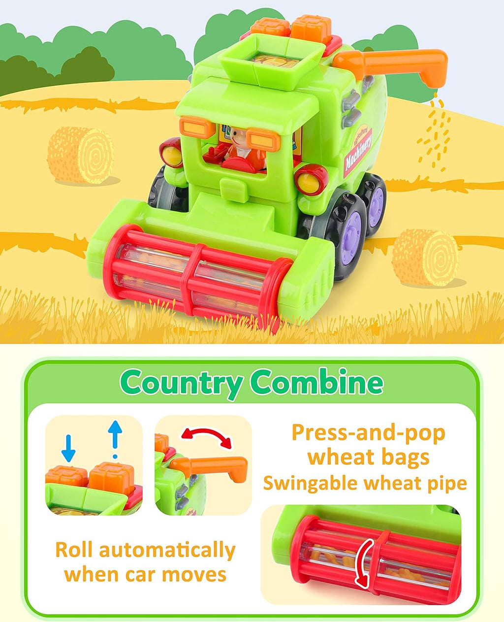 3 Pack Construction Vehicles Toy Set U33986