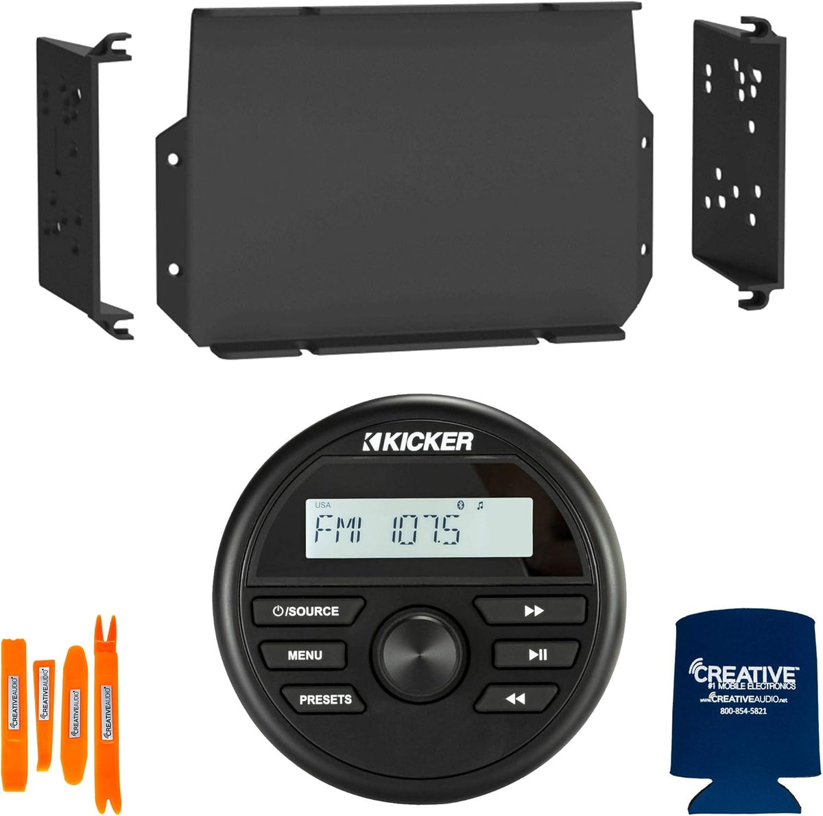 Waterproof Marine Radio with Dash Kit A281786