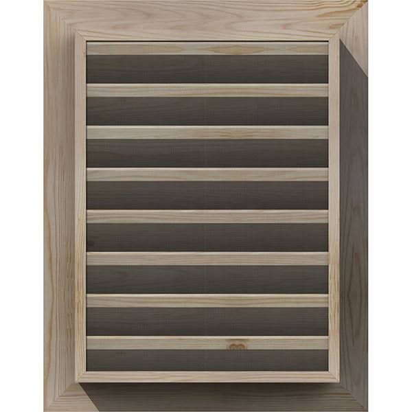 Primed Vertical Gable Vent F8813