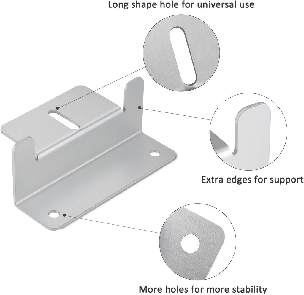 Solar Panel Mounting Z Brackets with Nuts and Bolts, Set of 4 Units (8 Set) V75703