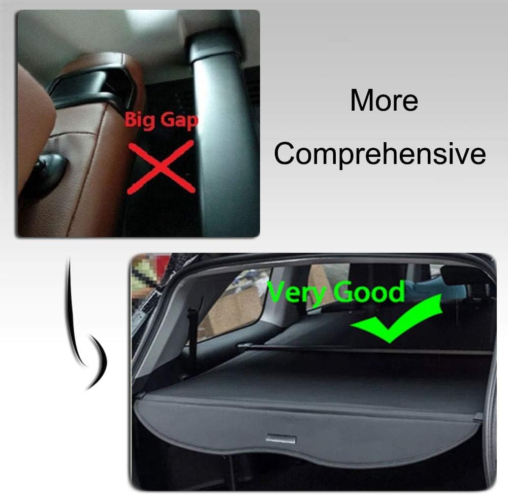 Cargo Cover Trunk Shade Black Pack of 2 E411