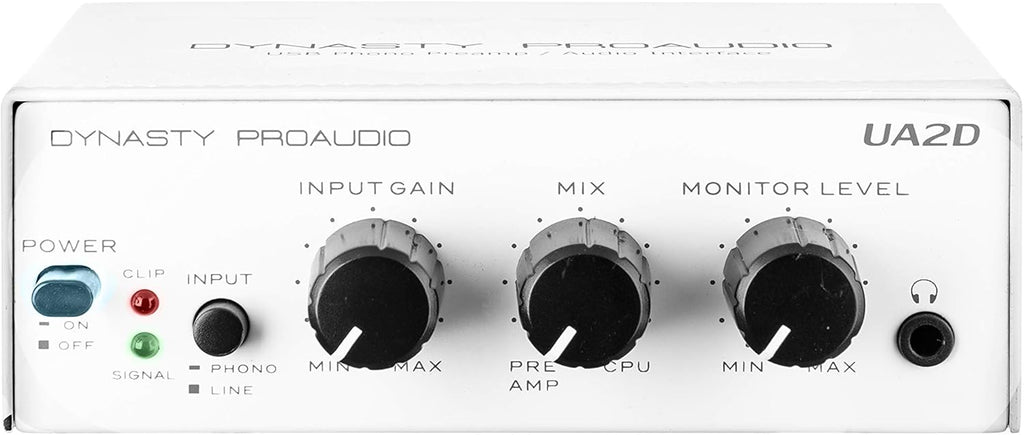 USB Phono Preamp with RIAA Equalized Low Noise Moving Magnet A/D Converter N743