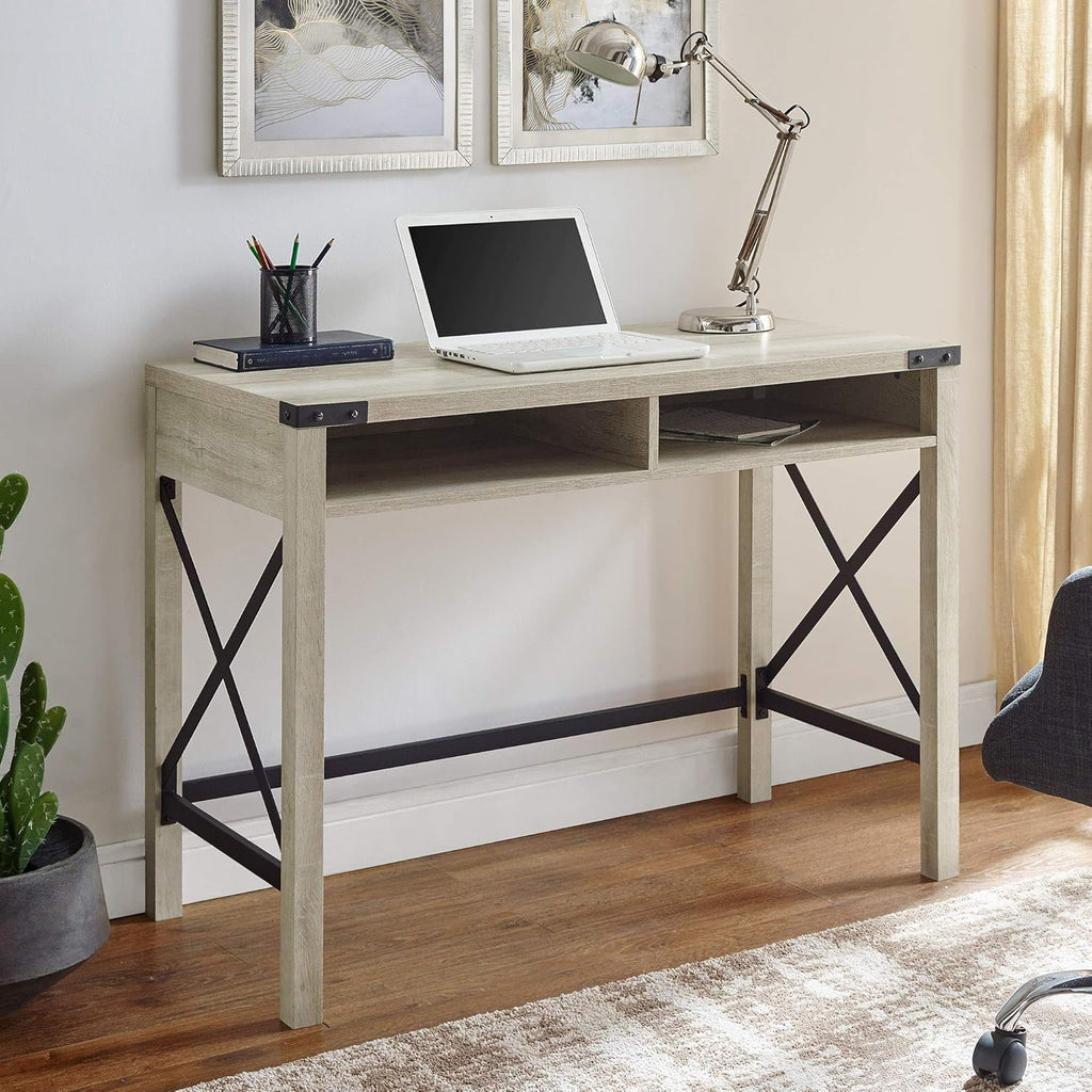 42 Inch Grey Wash Writing Desk I8455