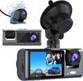 3 Channel 1080P Dash Cam with IR Night Vision, Pack of 2 V5114