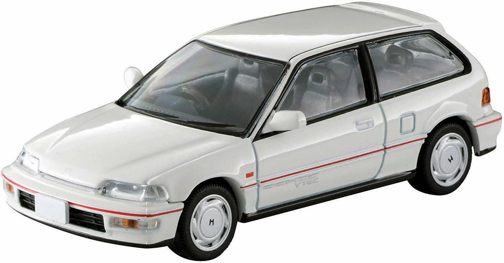 White Honda Civic SIR-II 1/64 Diecast Car R474