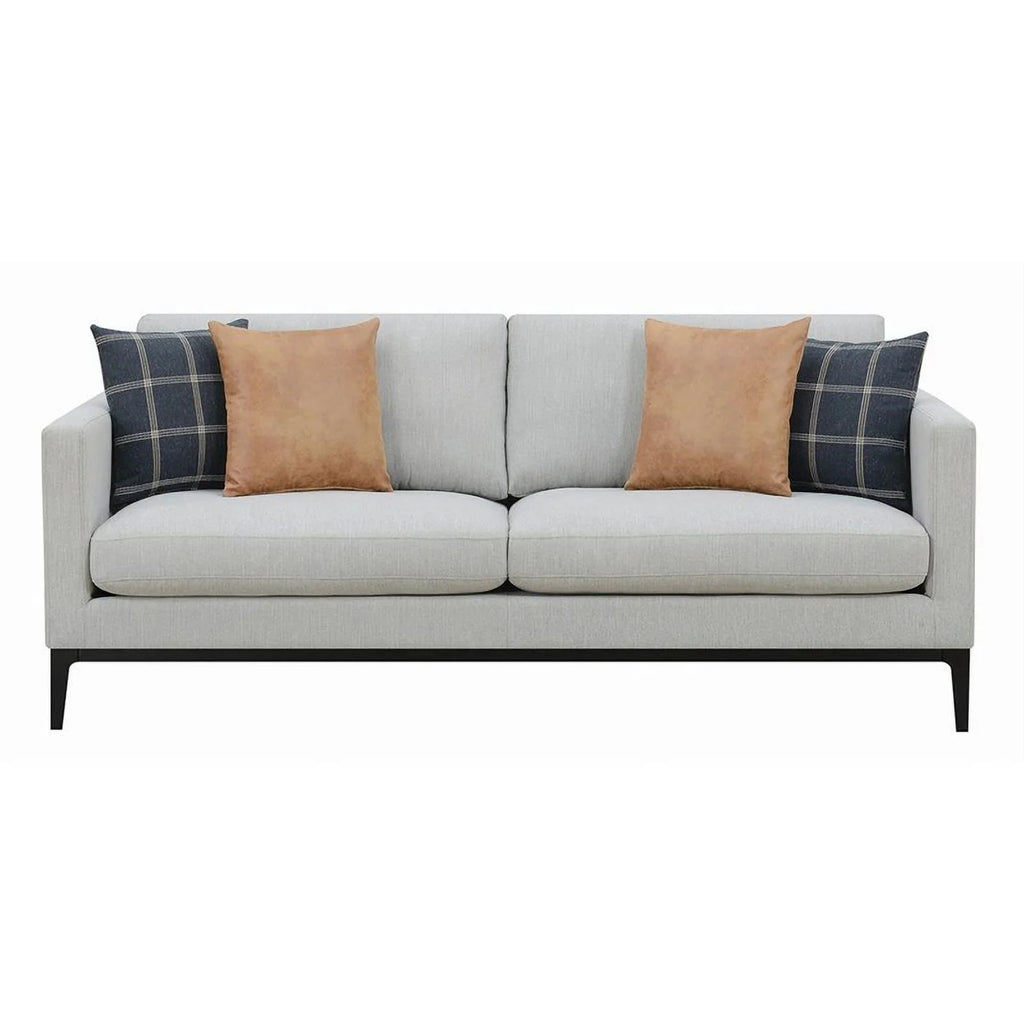 Light Gray Upholstered Fabric Sofa E307