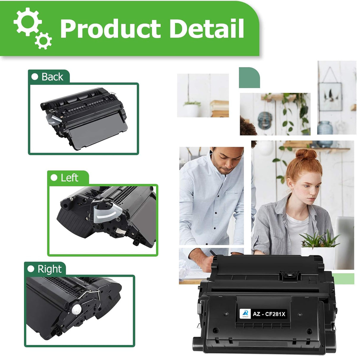 Black 1-Pack Toner Cartridge Pack of 2 R681110