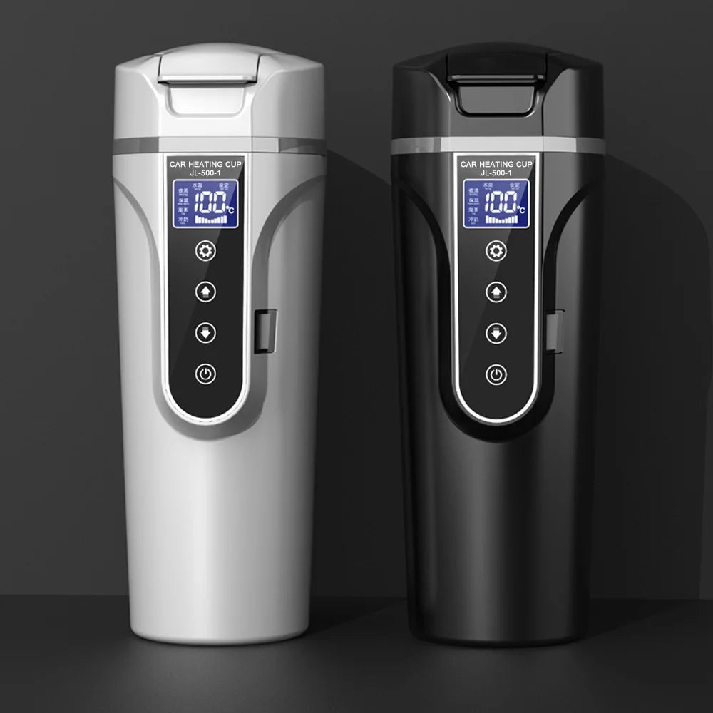 12.0V Car Heated Cup Electric Kettle with LCD Display Q777