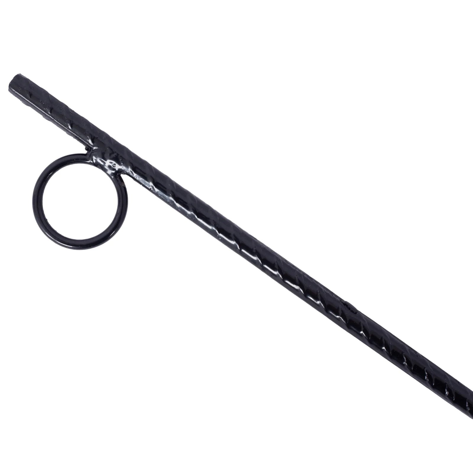 3/8x 18 Inch Steel Tent Canopy Ground Stakes with Angled Ends and 1 Inch Loops F9183