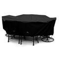 Medium High Back Dining Set Cover Weathermax Black X966717