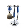 Blue Chrome 3PC Shaving Set R52989