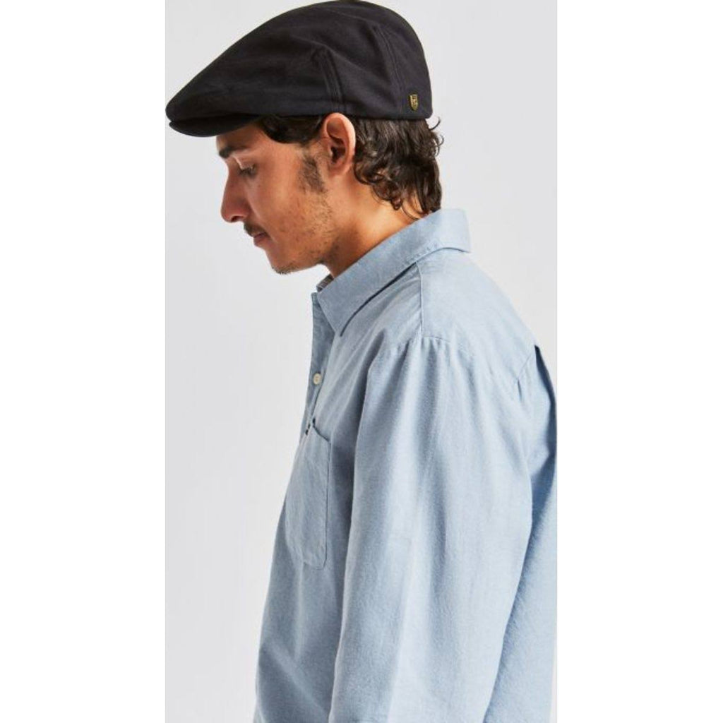 Brown Khaki Snap Flat Cap E860