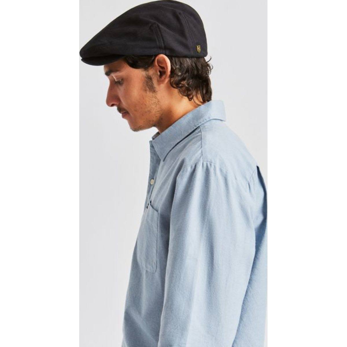 Brown Khaki Snap Flat Cap E860