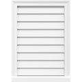 PVC Gable Vent with Brickmould F955