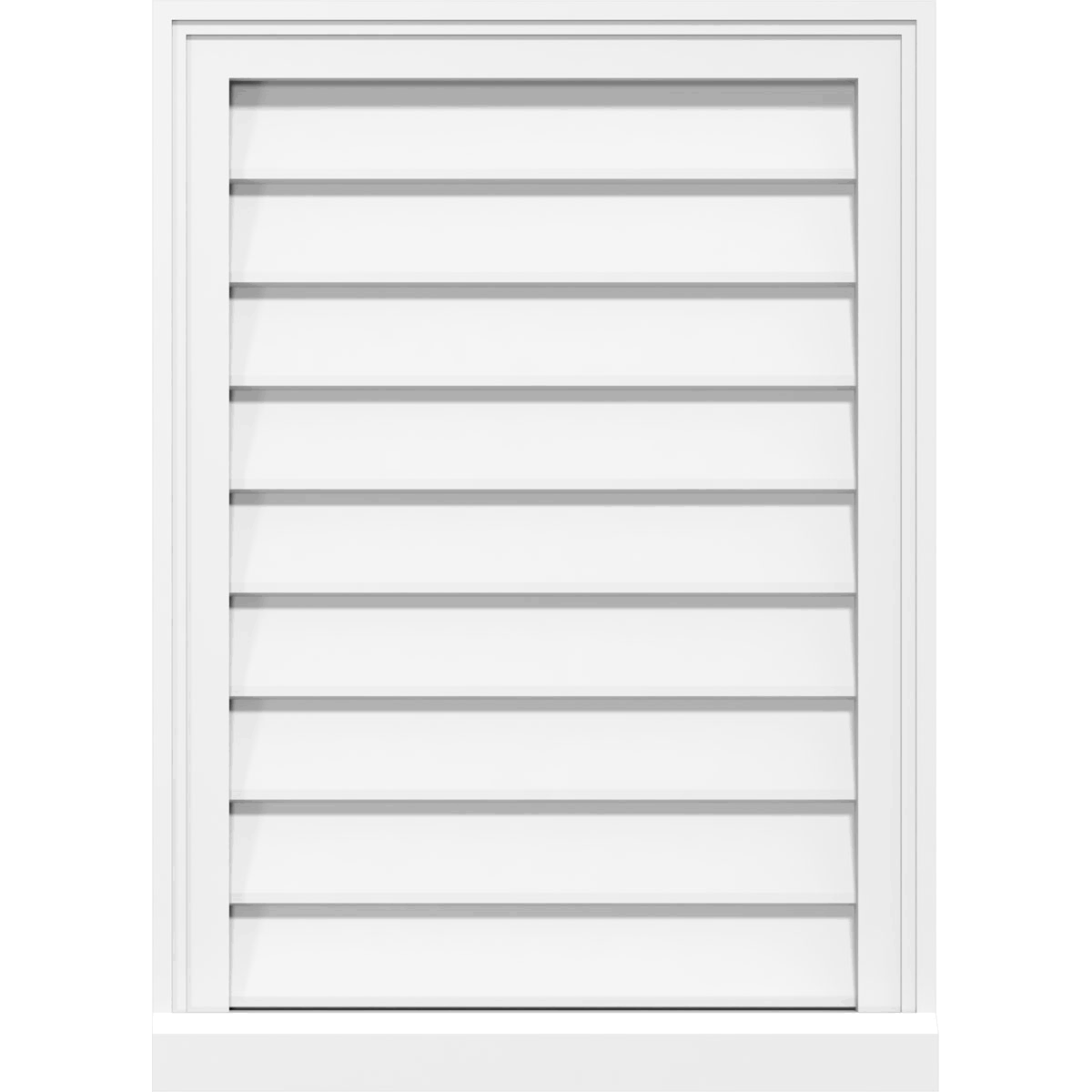 PVC Gable Vent with Brickmould F955