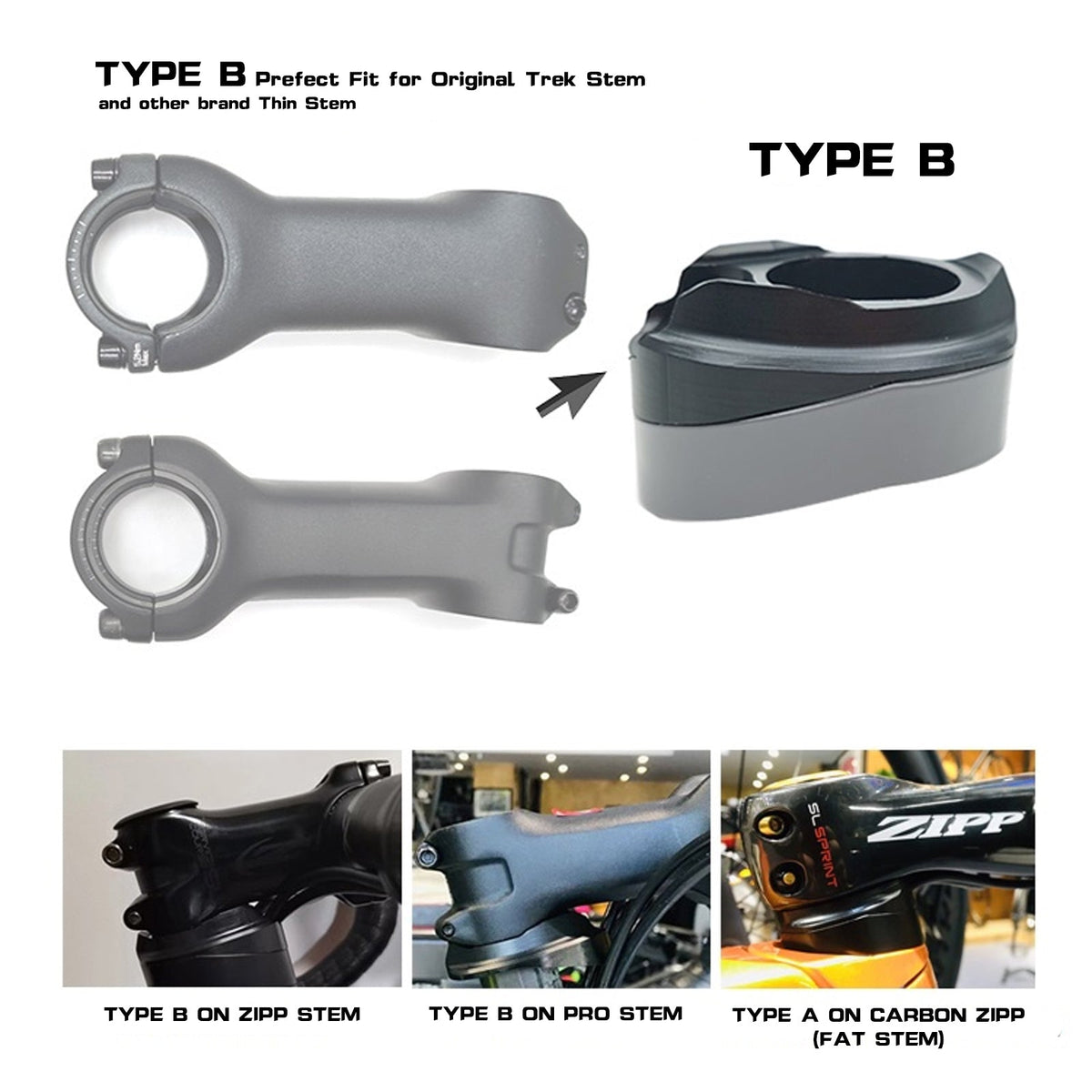 Headset Stem Cone Cable Routing Adaptor Spacers W553960