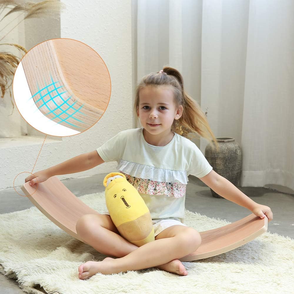 Natural Wood Balance Board 35 Inch Z7452