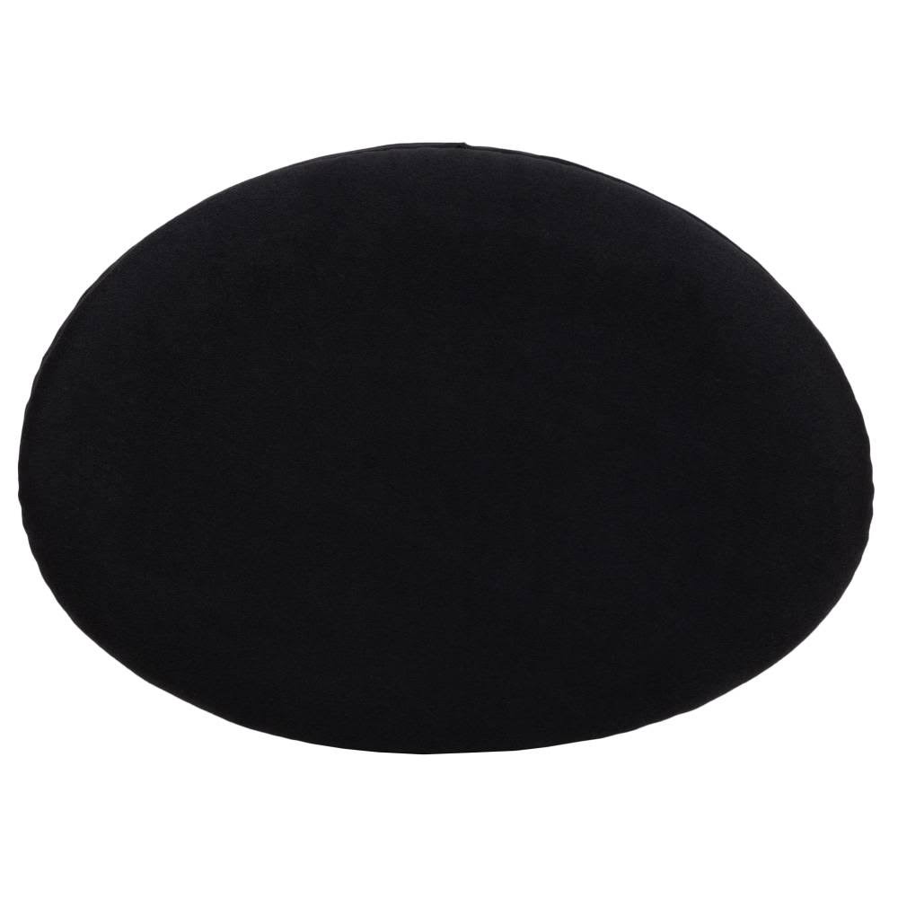 Red Fabric Saddle Wing Ottoman U275