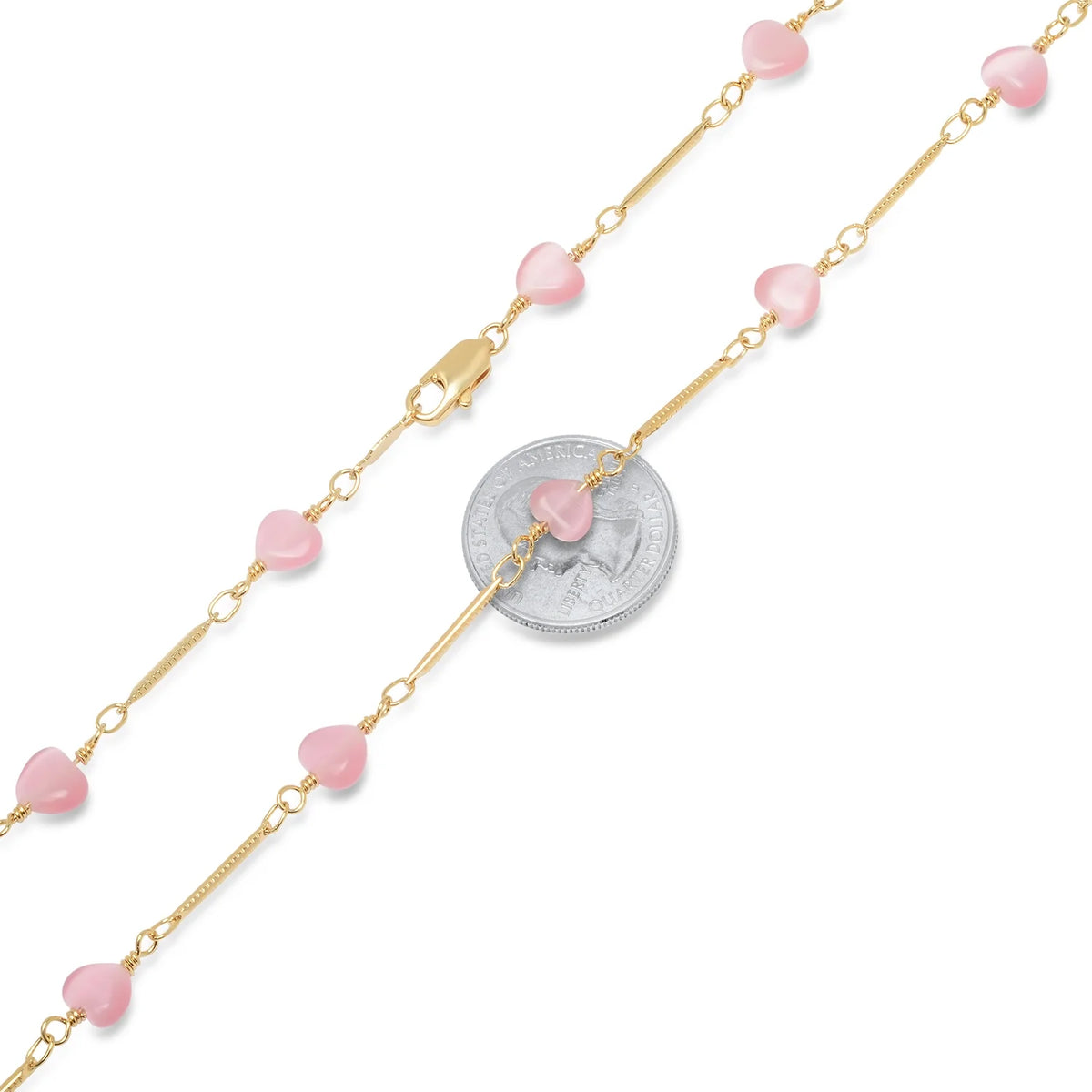 14k Yellow Gold Plated Choker Chain Necklace, 16 inches C942534
