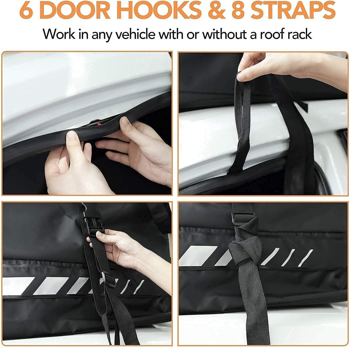 Waterproof Rooftop Cargo Carrier Pack of 2 M900