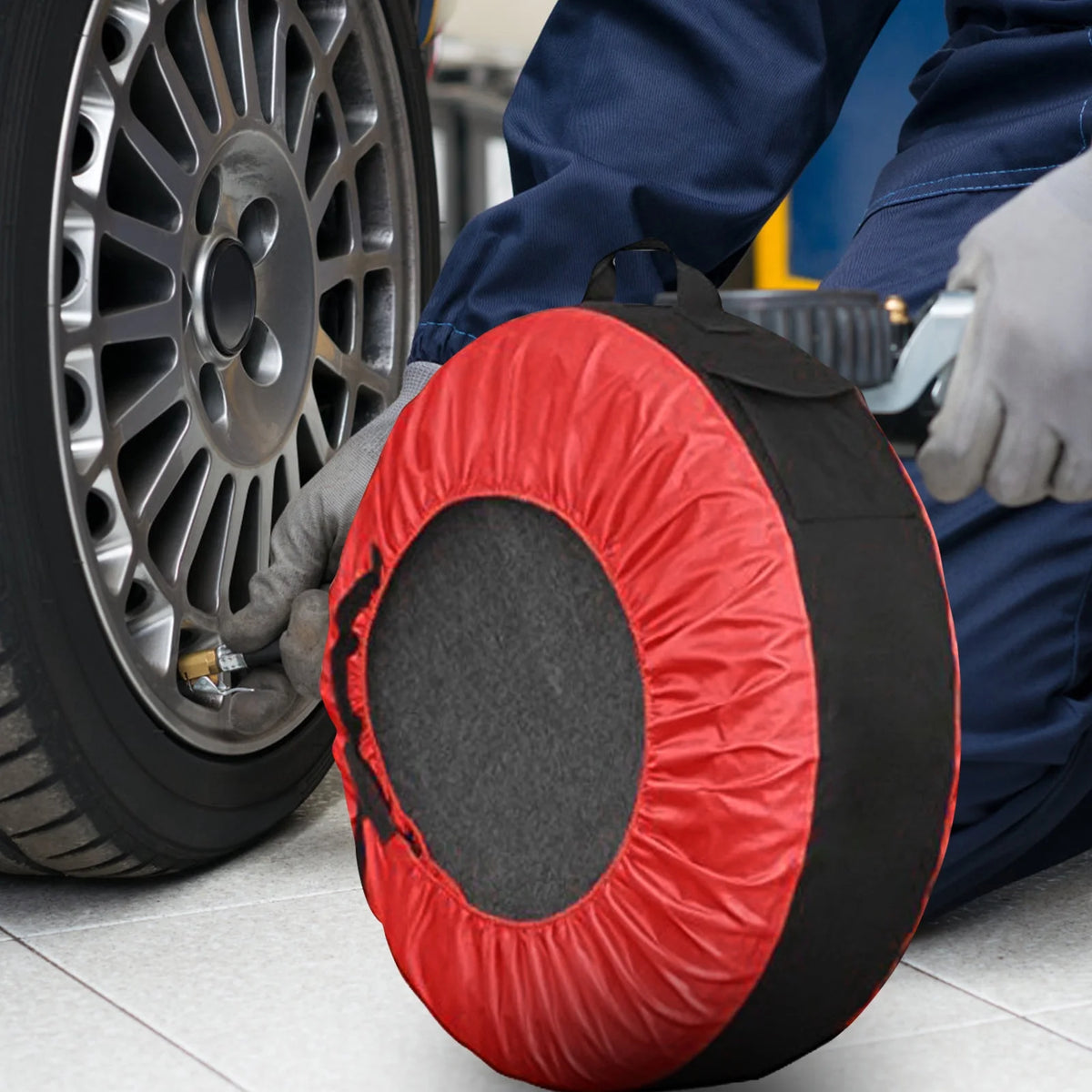 RV Spare Tire Cover for Trailer Camper P50254