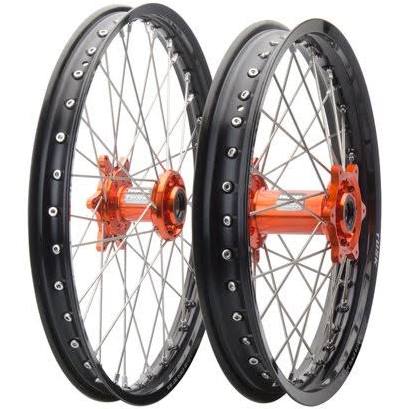 Black Rim Front Rear Wheel 160 x 21 / 215 x 19 L504