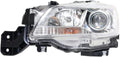 Headlight Assembly for Subaru Legacy 2015-2017 Driver Side Chrome A54411