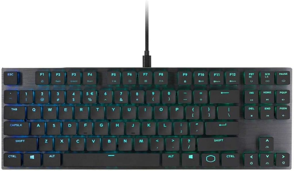 Renewed Tenkeyless Mechanical Keyboard with Cherry MX Low Profile Switches W2193