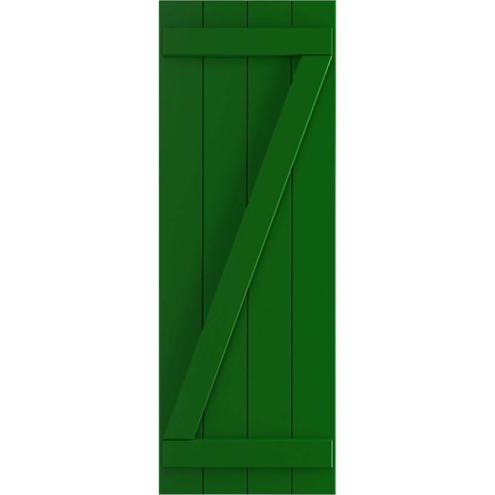 21 1/2x22W x 57x22H PVC Board-n-Batten Shutters D948056