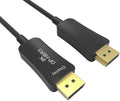 Fiber DP to DP Cable Male to Male 32Gbps 8k@60HZ 4K@140HZ, DP 1.4 Display Port, 33ft Pack of 2 F951641