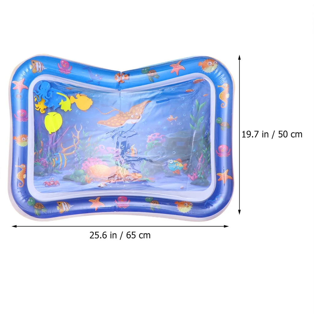 Inflatable Crawling Cushion Water Play Mat (Blue) C488232