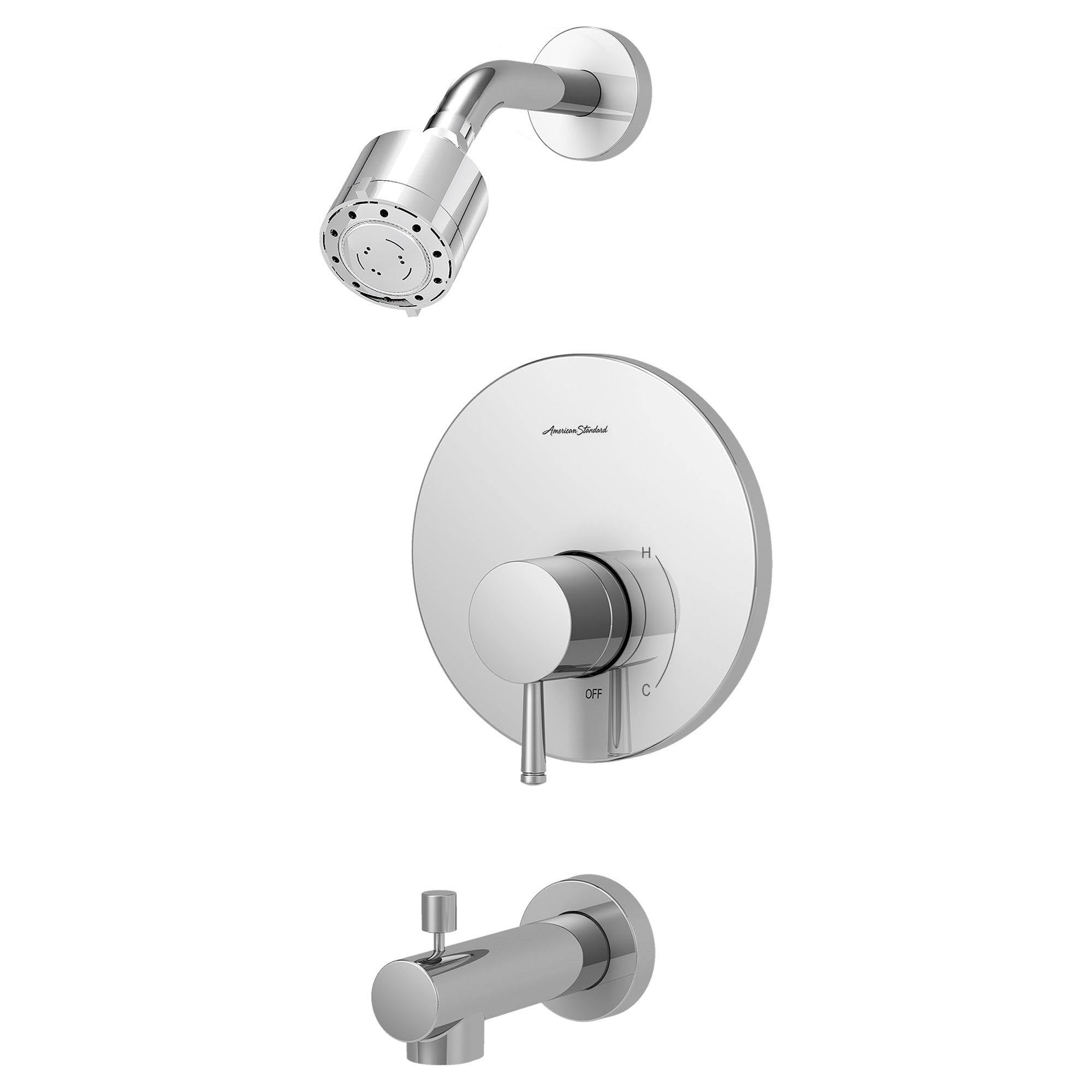 Polished Chrome Tub and Shower Trim Kit with Cartridge V253167