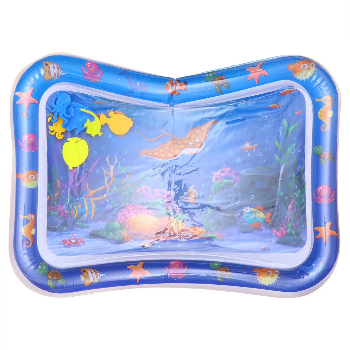 Inflatable Crawling Cushion Water Play Mat (Blue) C488232